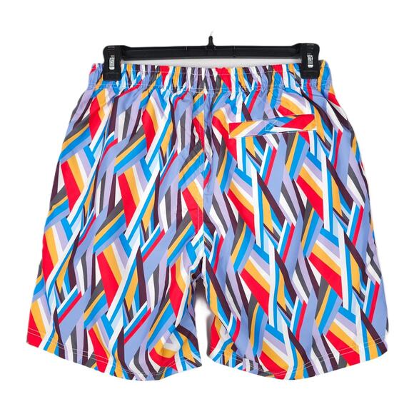 2(X)IST Men's Geometric Print 8" Woven Swim Trunks Multicolor Large NWT - Picture 2 of 8
